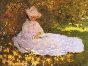 Claude Monet A Woman Reading oil painting picture wholesale